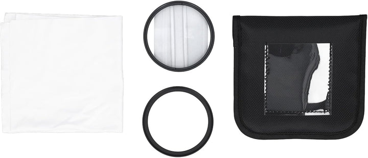 62Mm Doppel Split Dioptrien Filter, Unschärfe Spezialeffektfilter mit Aluminiumrahmen, Mehrschichtig
