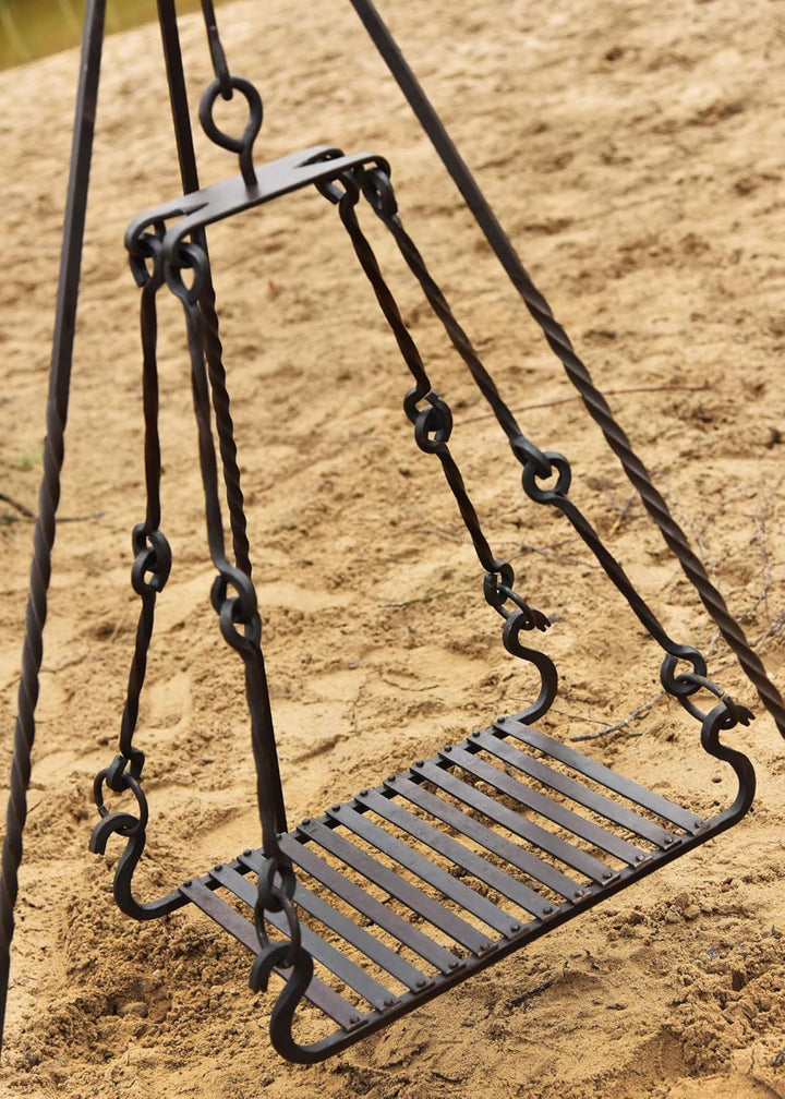 Grillrost für Dreibein aus Stahl, handgeschmiedet - Grill - Outdoor - Garten - Mittelalter - LARP