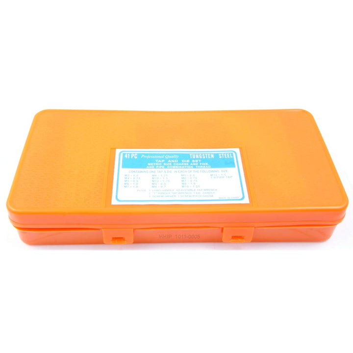 HHIP 1011-0005 Gewindeschneid-Set, 41-teilig, 3-12 mm – Sechskantform