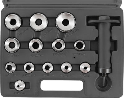 TECPO Locheisen Satz 14-teilig Loch Stanzen Henkellocheisen 5-35mm Lochstanzer Werkzeug
