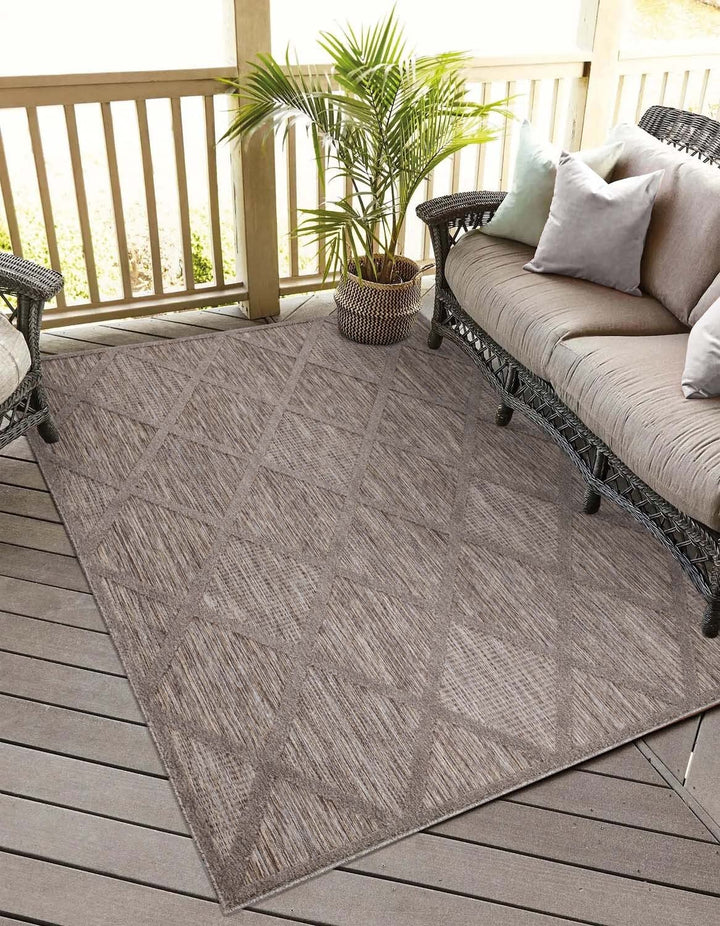 carpet city In-& Outdoor Teppich - 240x340 cm - für Innen-& Aussenbereich - Wetterfest Balkon-Teppic