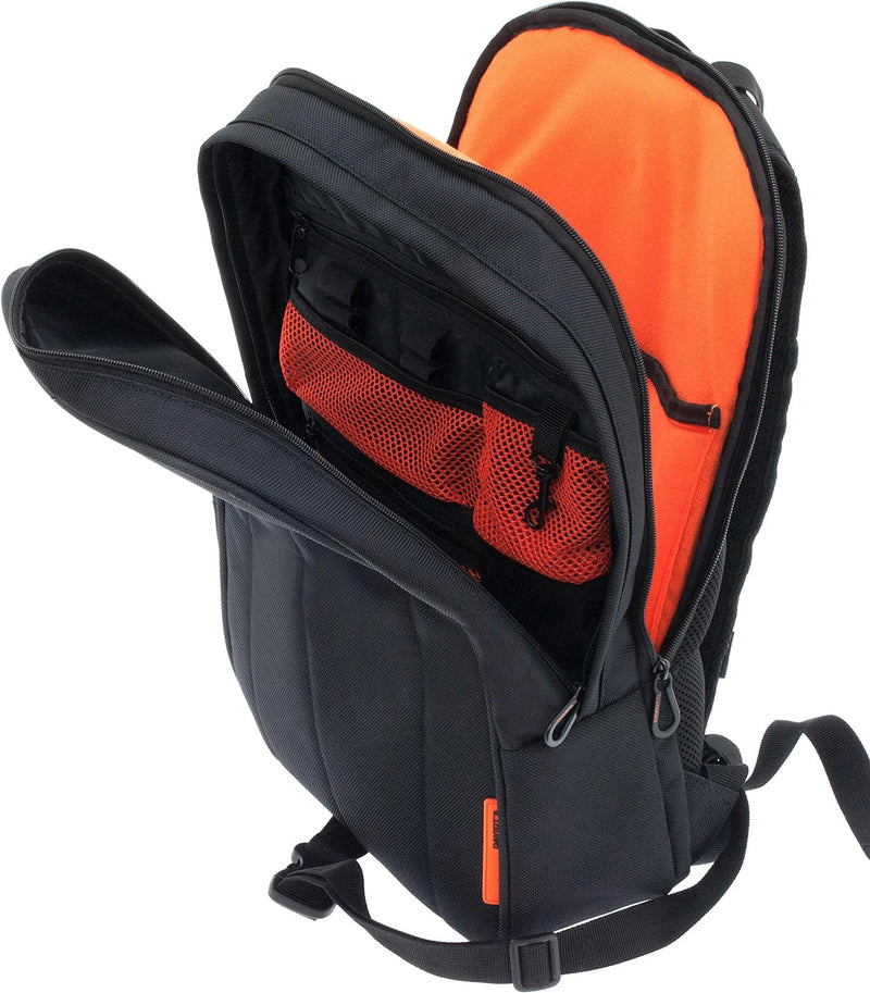 Bowatex Akten Rucksack Schwarz 40 x30x12cm Laptop-Fach Davidts