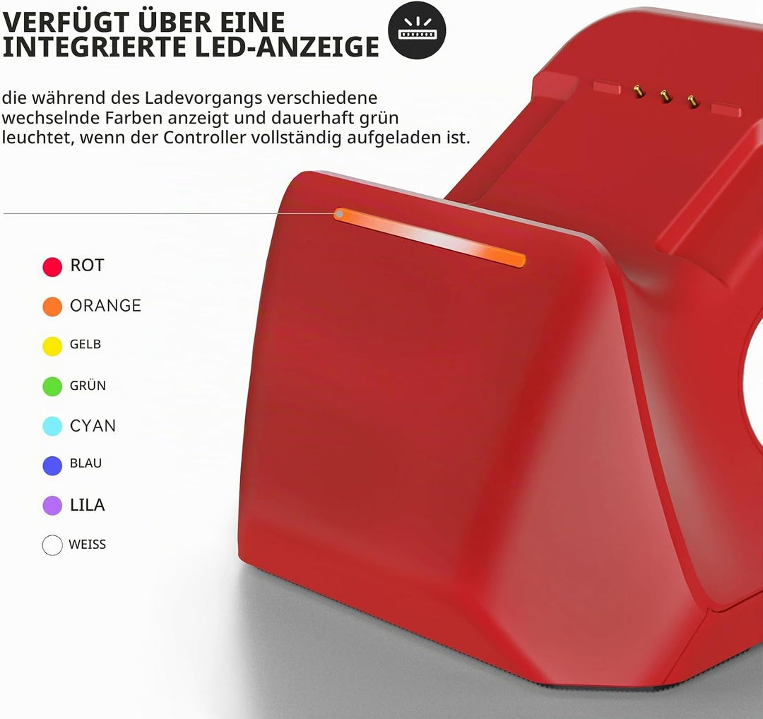 Ladestation für Xbox Elite Series 2 Controller, Magnetische Ladegerät Dock Zubehör für Xbox Elite Se