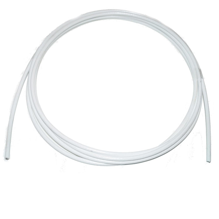 Drahtseil 5mm 10 Meter A4 Edelstahl PVC ummantelt 3,0/5,0 mm, weiss A4 NIRO, Nirosta 10m Durchmesser