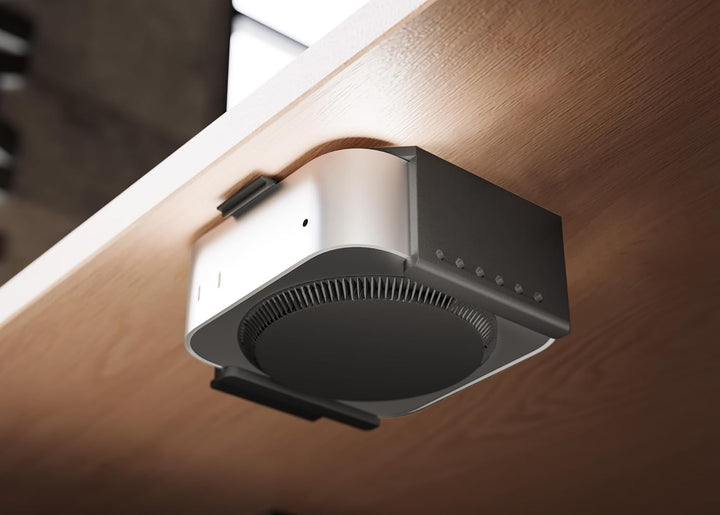 Untertischhalterung Mac Mini 2024 M4/M4 Pro - sichere, Platzsparend, Schutz, einfacher Zugang, Ablag