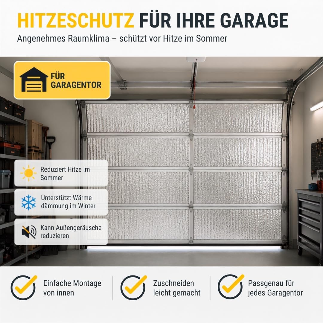 Alu Isoliermatte aus PE-Schaum 5mm - 1m x 1m Hitzeschutz &amp; Wärmedämmung für Fenster Für Haus, Wohnmo
