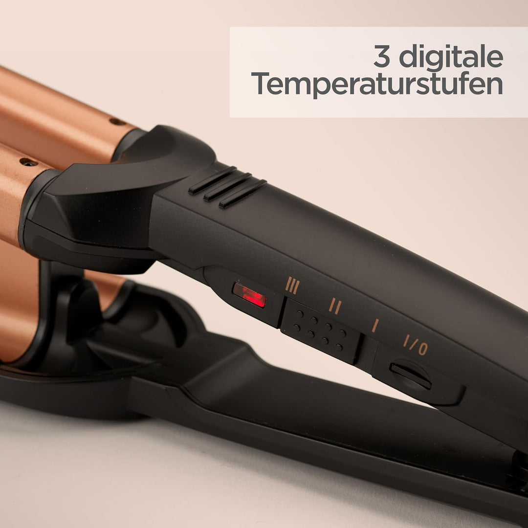 BaByliss Deep Waves Welleneisen für definierte und grosse Mermaid Waves, Beach Waves und Festivalfri