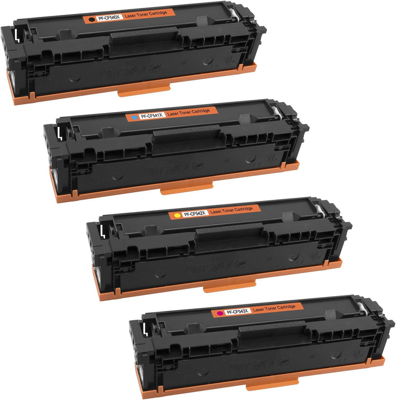 Tito-Express 4 Toner für HP CF540X-CF543X Color Laserjet Pro M254DNW M254NW M254DW M280NW MFP M281FW