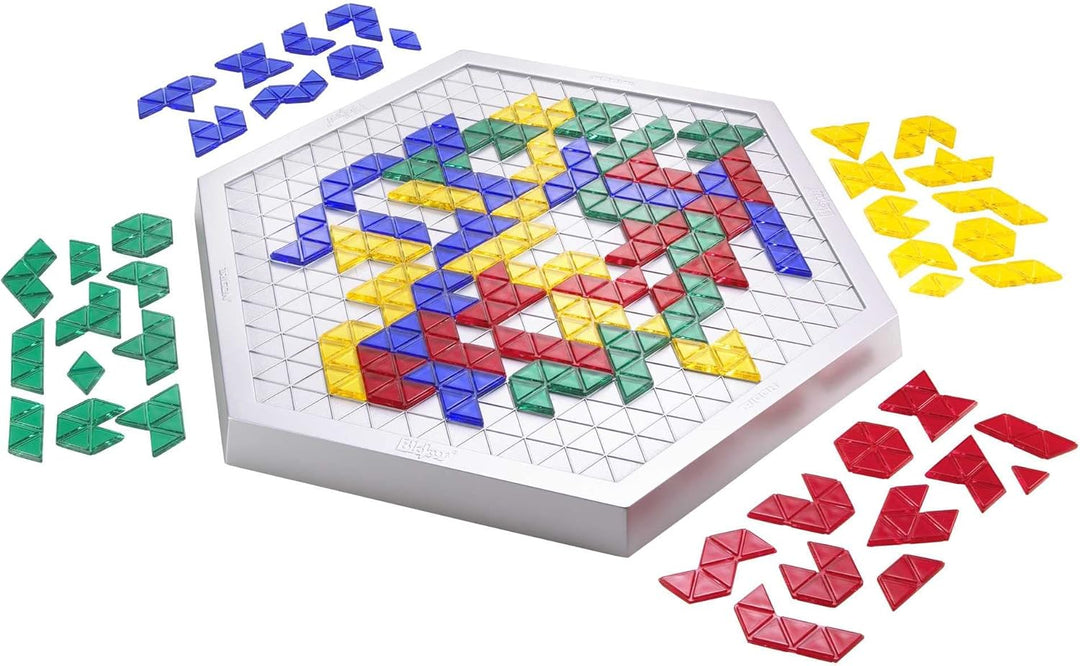 Mattel Games Blokus Trigon - neue Variante des klassischen Strategiespiels, dreieckige Trigon-Steine