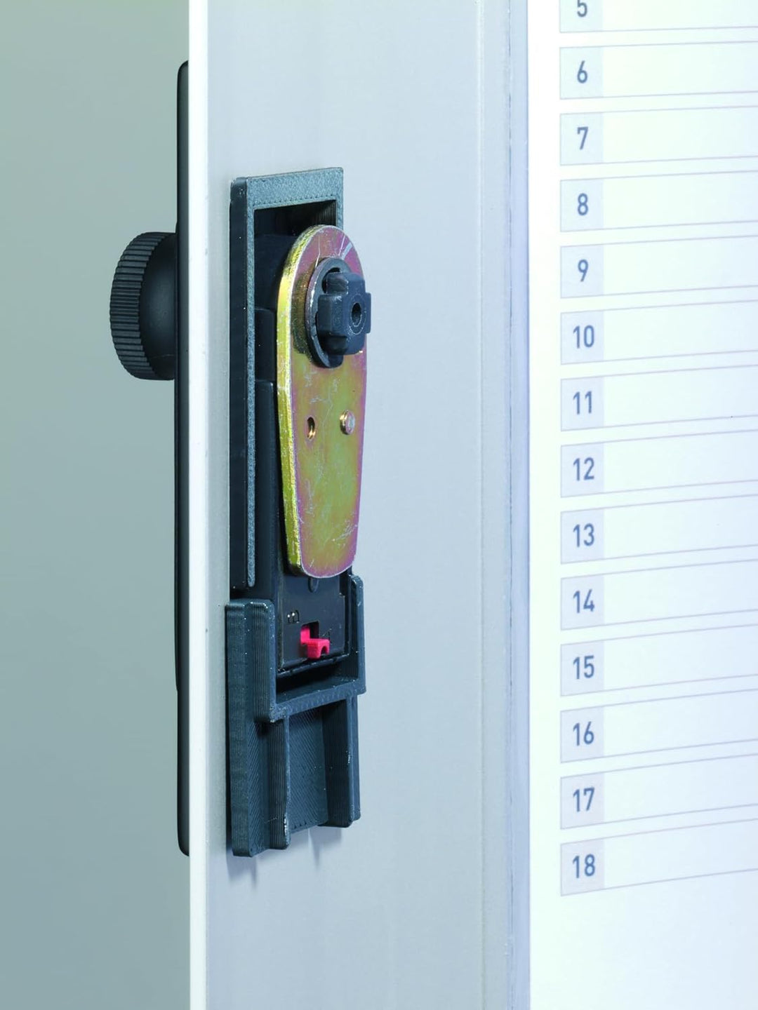 Durable Schlüsselkasten Key Box Plus (Zahlenschloss + Einwurfschlitz) für 54 Schlüssel, silber, 1968
