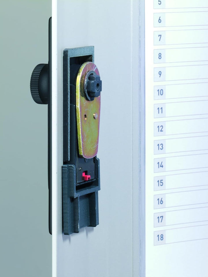 Durable Schlüsselkasten Key Box Plus (Zahlenschloss + Einwurfschlitz) für 54 Schlüssel, silber, 1968