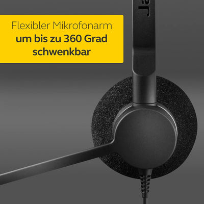 Jabra Biz 2300 USB-C MS On-Ear Stereo Headset - Skype for Business zertifizierter Noise Cancelling K