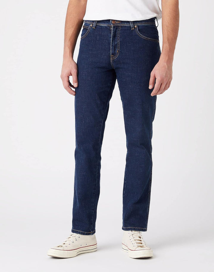 Wrangler Herren Texas Slim Jeans 28W / 32L Blue (Cross Game 11u), 28W / 32L Blue (Cross Game 11u)