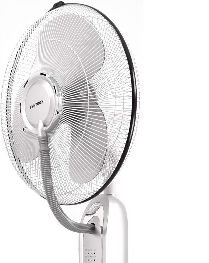 Syntrox Germany SVT-75W Ventilator mit Luftbefeuchter Oszillation Axialventilator Standventilator Wi