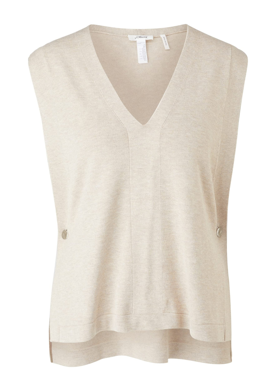 s.Oliver BLACK LABEL Damen Pullunder M Beige 81x0, M Beige 81x0