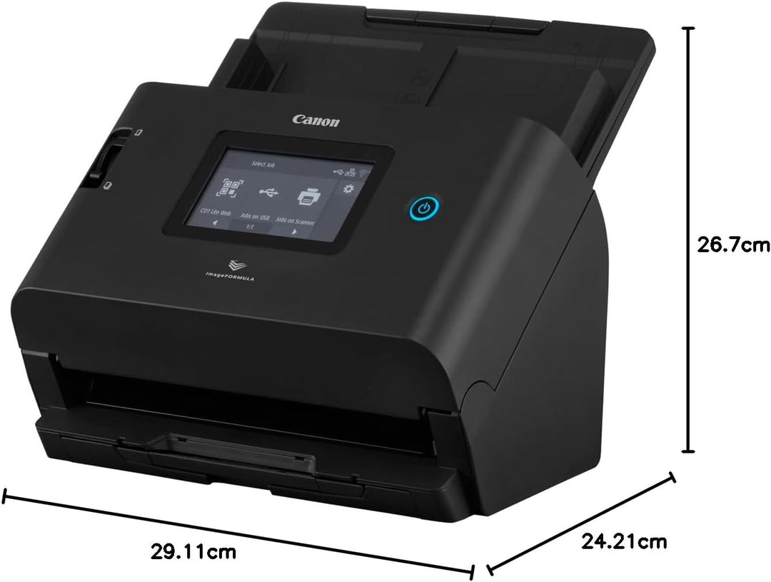 Canon imageFORMULA DR-S350NW, Desktop Dokumentenscanner, Scannen mit Webbrowser und direktem Auftrag