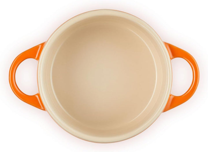 LE CREUSET Steinzeug Mini-Cocotte 200 ml, ofenrot, Ofenrot