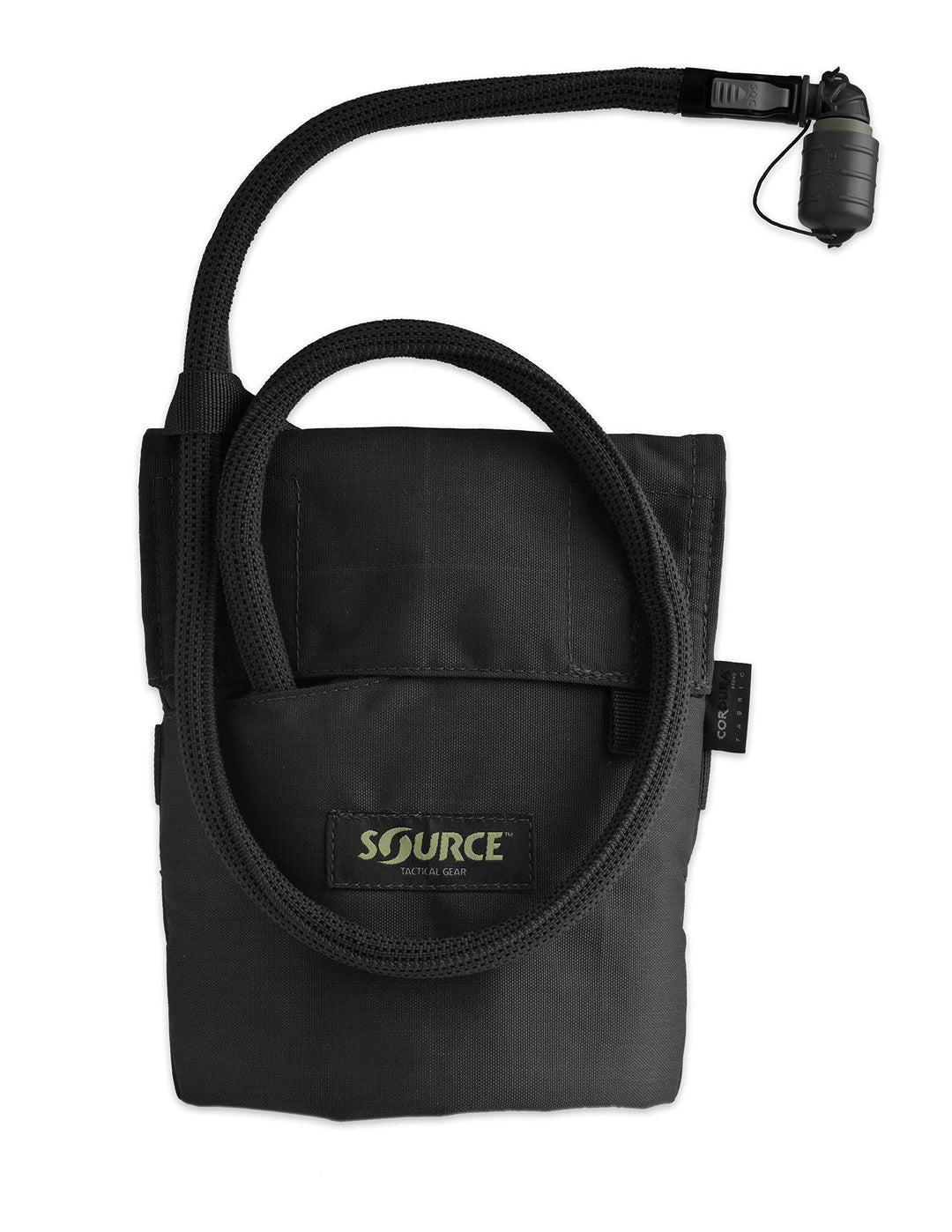 Auslaufender Source Kangaroo 1L mit Tasche, Schwarz
