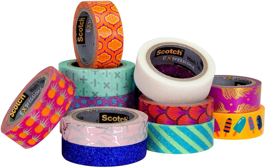 Scotch Expressions Washi-Klebeband blau
