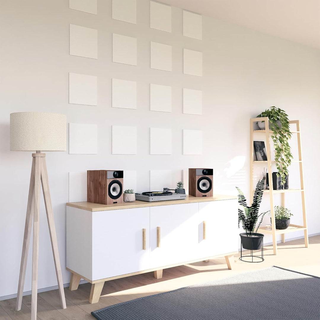 vilz 12 Stück Schallabsorber Panel Akustik aus recyceltem Filz - Akustikplatten Schalldämmung 250x25