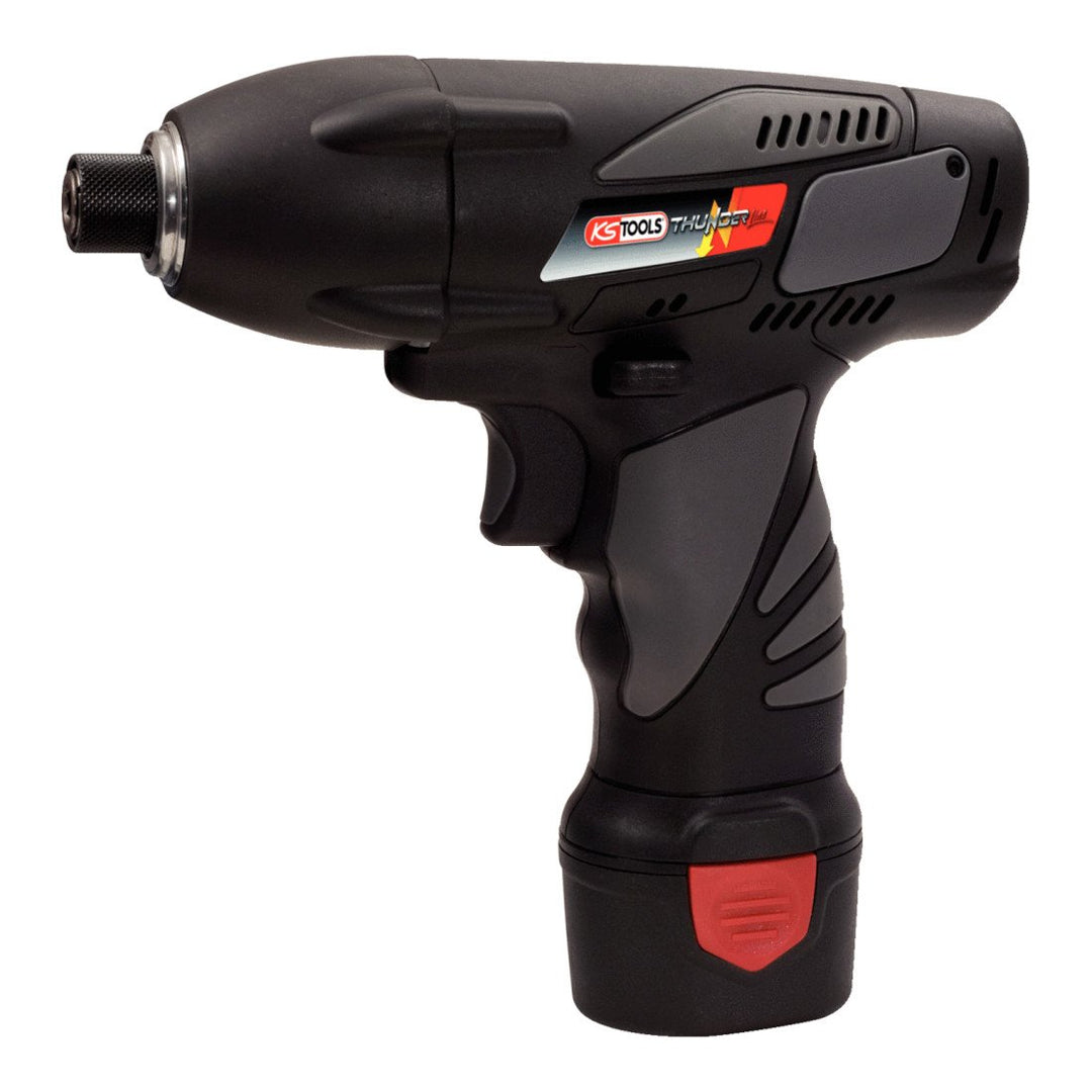 KS Tools 515.3540 1/4'' Akku-Bit-Schlag-Schrauber, 117Nm, 1.870 U/min, mit 1 Akku und 1 Ladegerät, m