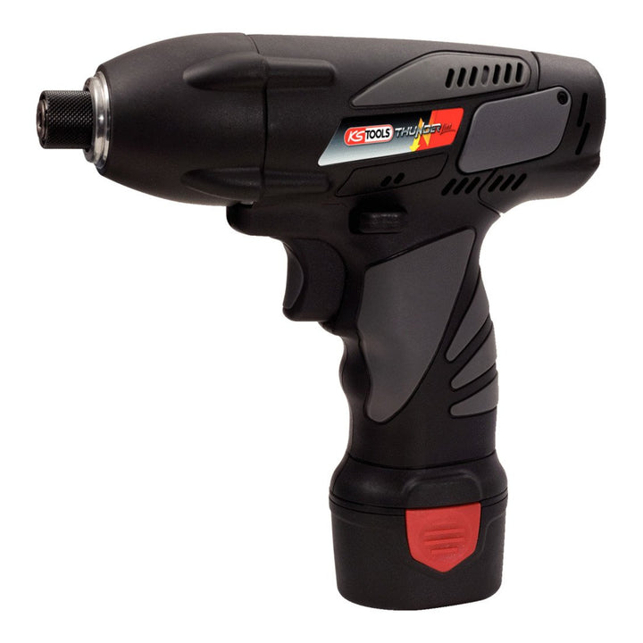 KS Tools 515.3540 1/4'' Akku-Bit-Schlag-Schrauber, 117Nm, 1.870 U/min, mit 1 Akku und 1 Ladegerät, m