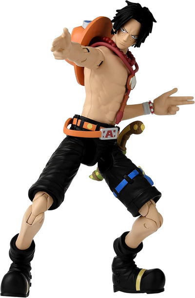 BANDAI - Anime Heroes - One Piece - Figur Portgas D. Ace 17 cm - Gelenkfigur - Offizielle One Piece