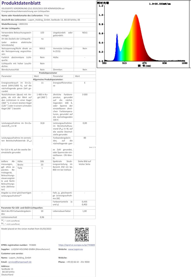 Lucande LED Aussenleuchte &