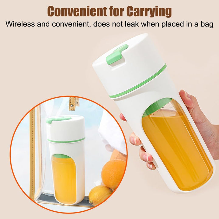 Tragbarer Mixer Becher, Personal Blender, 480ml USB-C Klein Mixer mit 6 Klingen Surround Blade für Z