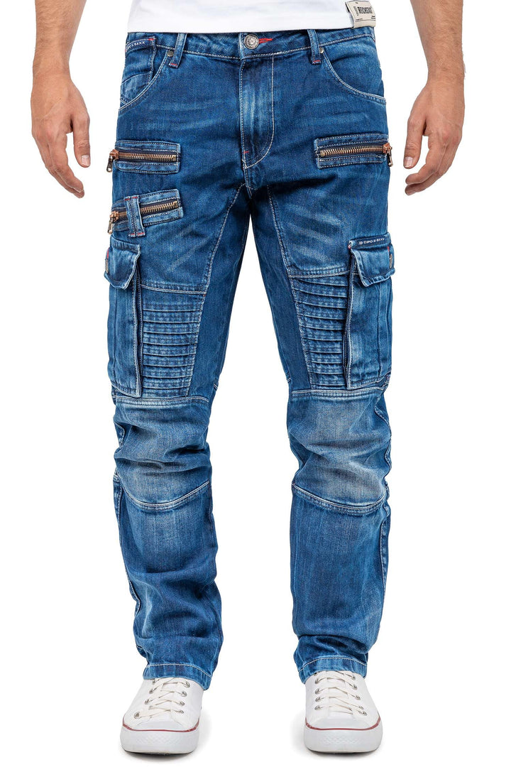 Cipo & Baxx Herren Jeans CD798-bans Blau W30/L32 30W / 32L Blau - 11, 30W / 32L Blau - 11