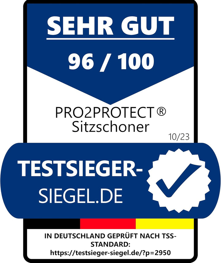 Pro2Protect [Test SEHR GUT Auto Sitzbezüge, Autositzschoner, Sitzauflage, Sitzbezug für Vordersitze,