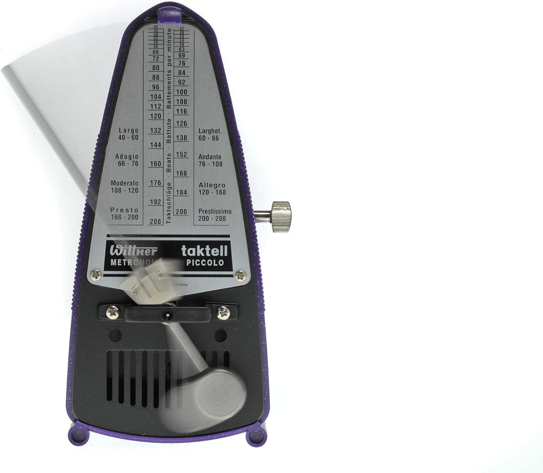Wittner Metronom 830 471 Kunststoffgehäuse ohne Glocke Taktell Piccolo magic violet magic violet Sin
