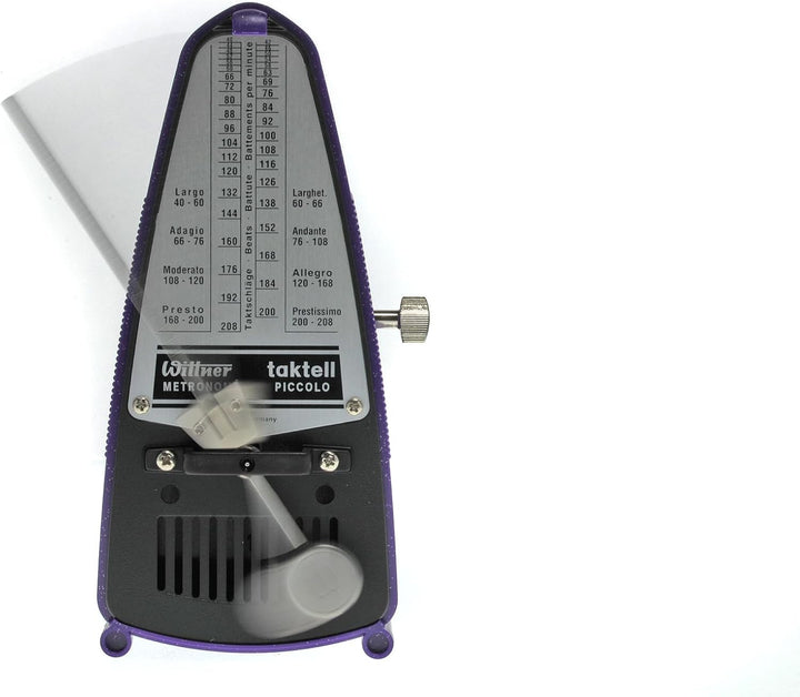 Wittner Metronom 830 471 Kunststoffgehäuse ohne Glocke Taktell Piccolo magic violet magic violet Sin