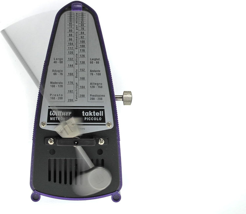 Wittner Metronom 830 471 Kunststoffgehäuse ohne Glocke Taktell Piccolo magic violet magic violet Sin