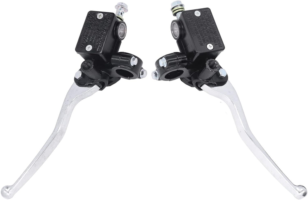 Brake Clutch Master, universelle rostfreie linke und rechte Bremskupplungspumpenhebel, 2 Stück, vers