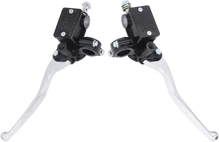 Brake Clutch Master, universelle rostfreie linke und rechte Bremskupplungspumpenhebel, 2 Stück, vers