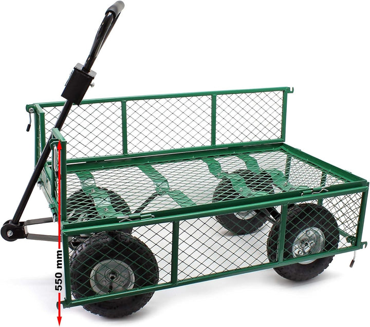 Transportwagen bis 300 kg mit Abnehmbarer Einlegeplane und Ablage