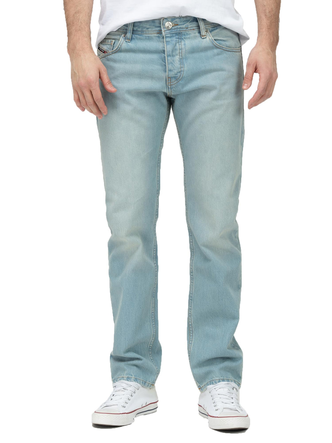Rock Creek Herren Designer Jeans Denim Blau Hose Herrenjeans RC-2098 W29-W44 29W / 30L Rc-2441 Hellb