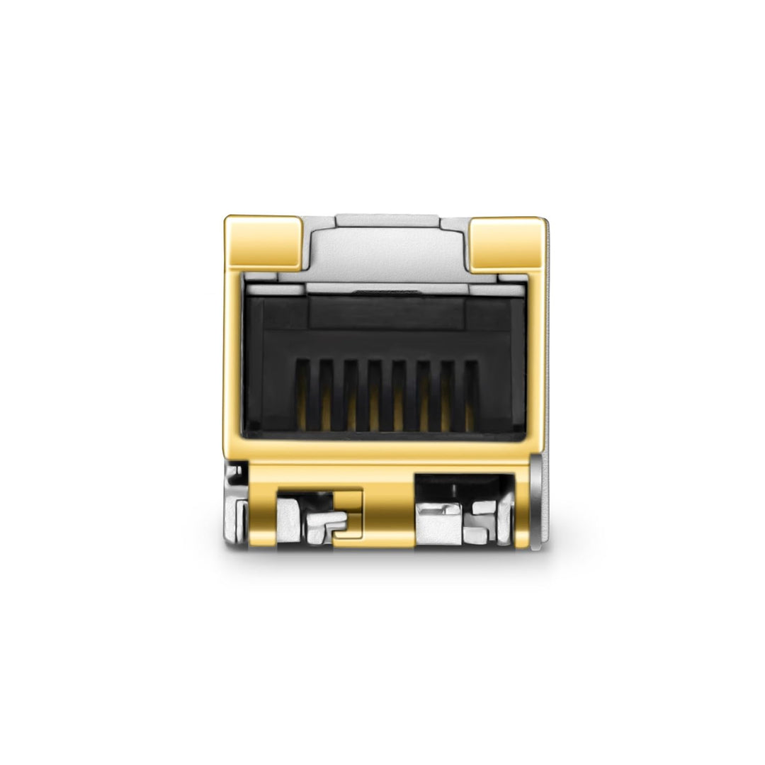 6COMGIGA 10GBase-T SFP+ Transceiver, 10G SFP+ zu RJ45 Kupfermodul, CAT.6a/7, bis zu 30 Meter, kompat
