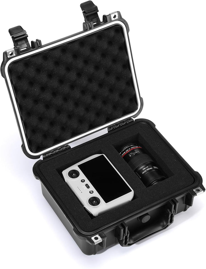 CASOMAN Water-Proof and Dust-Proof Protective Sturdy Plastic Storage Case with Cush-Proof Sponge and