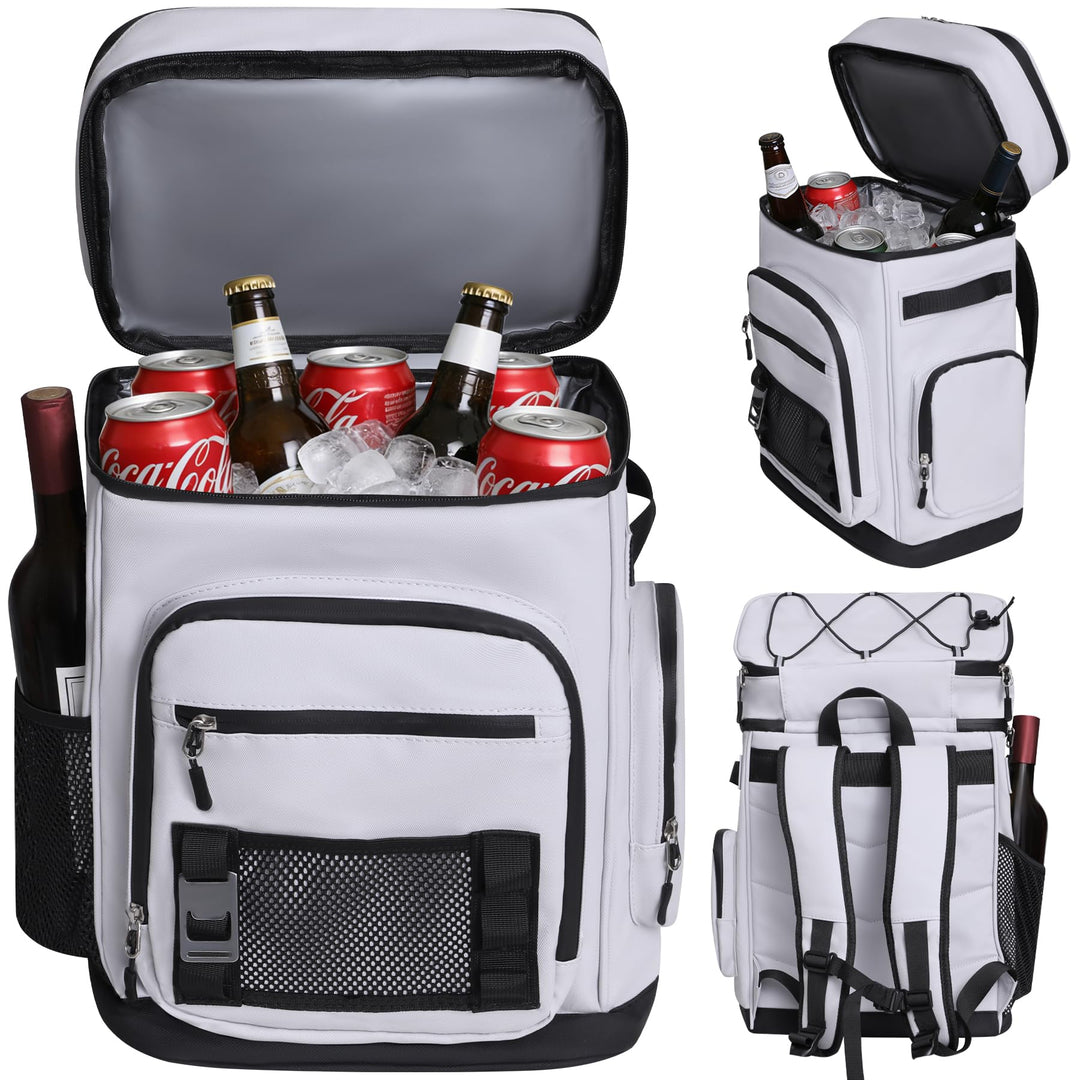 REDCAMP Kühlrucksack 30L, 16h kalt, wasserdicht, Thermo Rucksack für Strand | Isolierter Kühltasche