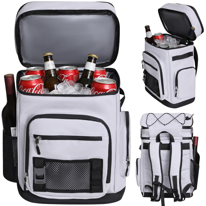 REDCAMP Kühlrucksack 30L, 16h kalt, wasserdicht, Thermo Rucksack für Strand | Isolierter Kühltasche
