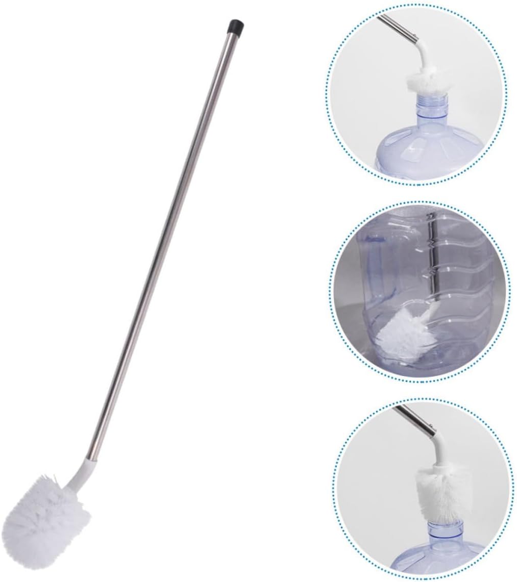 SEWACC Eimerbürste mit 60cm Langem Edelstahlgriff Nylonborsten Reinigungsbürste für Wasserbehälter F