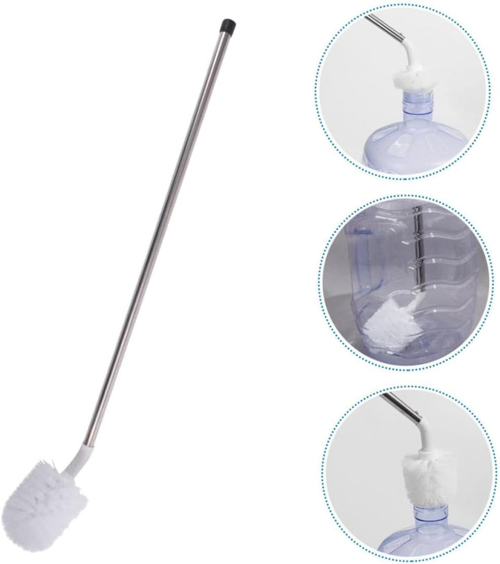 SEWACC Eimerbürste mit 60cm Langem Edelstahlgriff Nylonborsten Reinigungsbürste für Wasserbehälter F