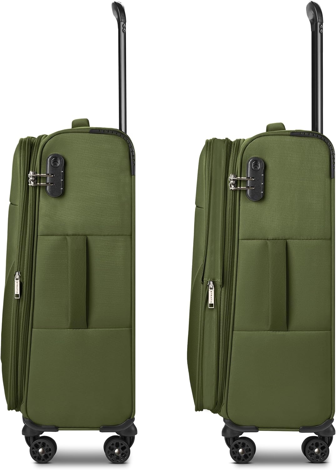 Stratic Check-in Koffer für Damen und Herren | mittelgrosser Trolley 42 x 26 x 65 cm aus hochwertige