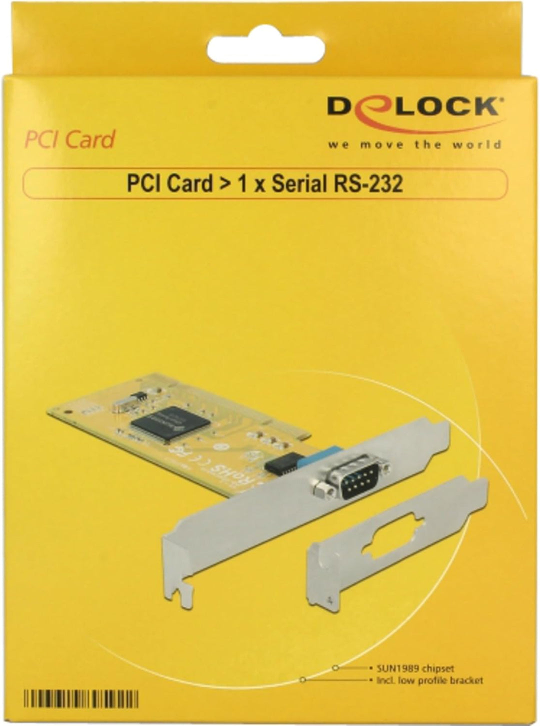 DeLock PCI Karte Seriell RS-232 Adapter