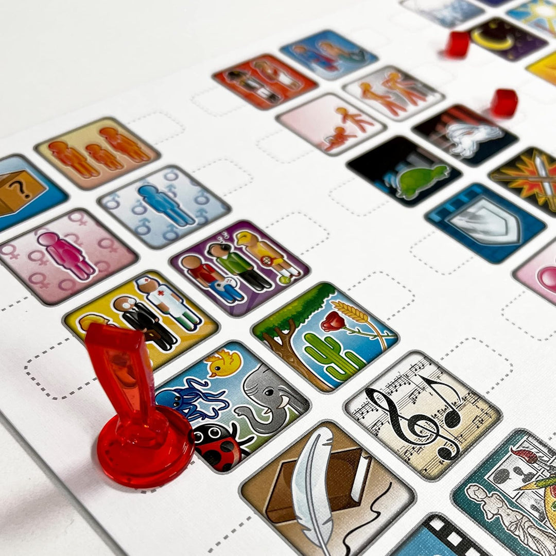 Asmodee - Konzept, Brettspiel, 4-12 Spieler, 10+ Jahre, italienische Ausgabe Konzept Singles, Konzep