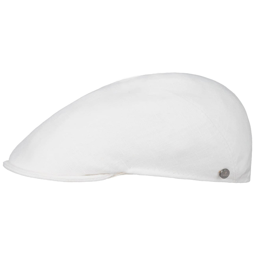 LIERYS Elegantes Design: Die melierte dunkelblaue Flatcap besticht durch ihre frische Ausstrahlung u