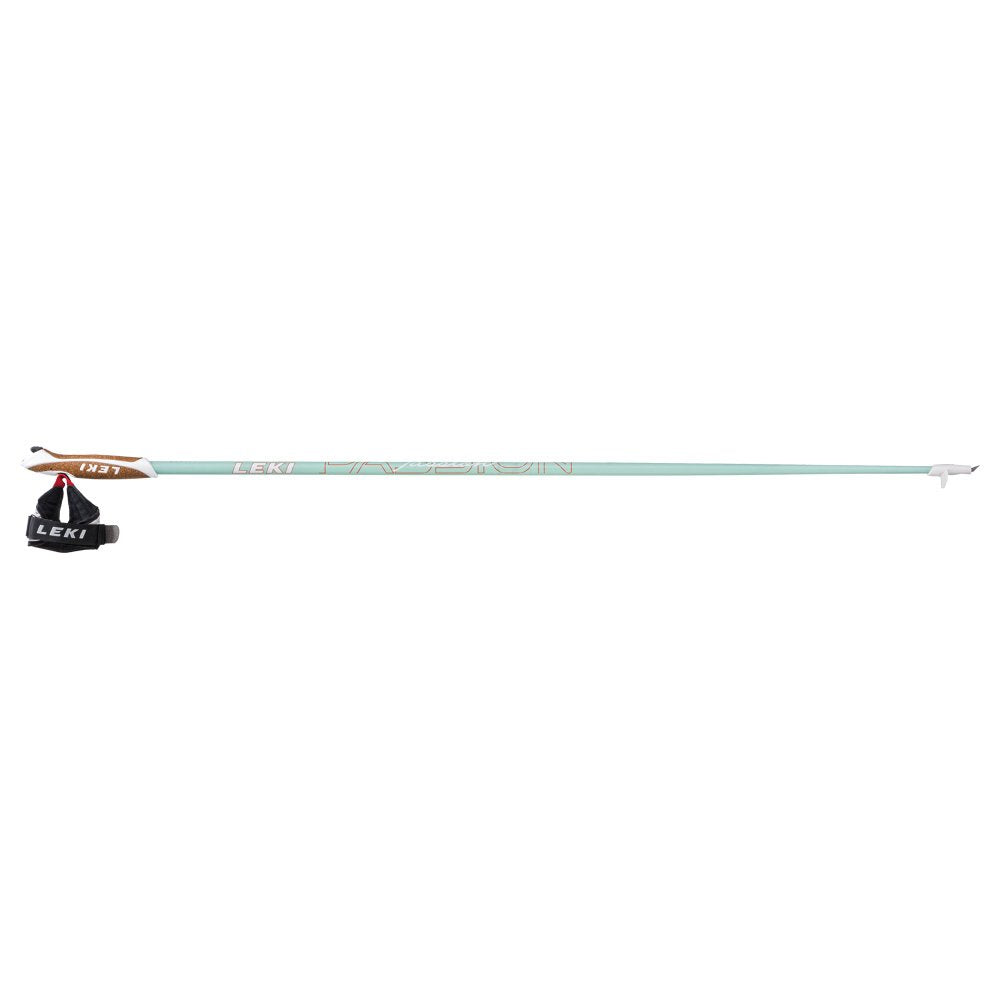 LEKI Passion Nordic Walking Stock 100 Mint/White/Coral, 100 Mint/White/Coral