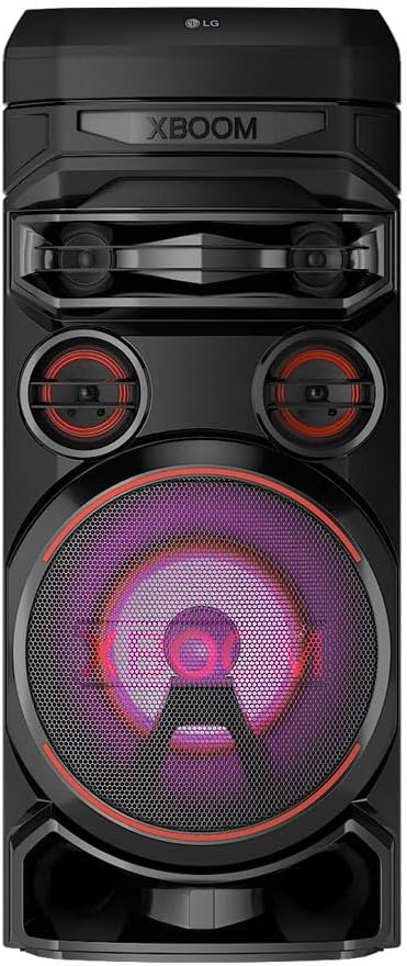 LG XBOOM RNC7, 3-Wege-Soundsystem mit 5 Lautsprechern (Dolby Audio, Karaoke- & DJ-Funktionen, Beleuc